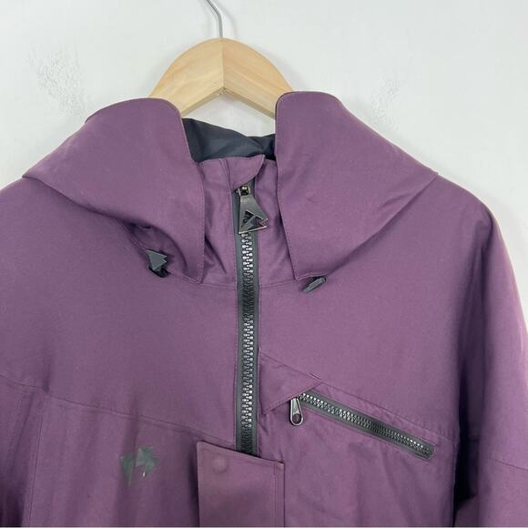 Homeschool With Teeth Purple Ski Snowboarding Shell Jacket Size Large - Picture 4 of 16